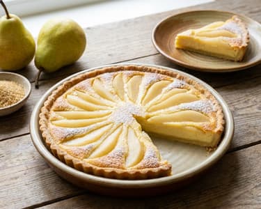 Shortcrust Quark Cake with Pears