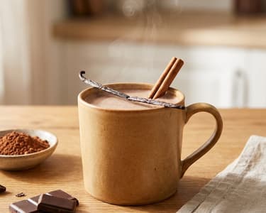 Vegan Hot Chocolate with Spices