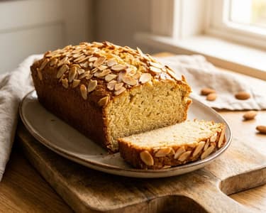 Vegan Vanilla Gugelhupf with Almonds