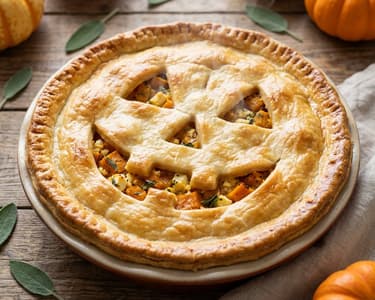 Savory Halloween Pumpkin Pie