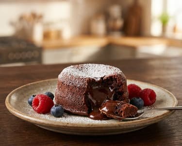 Vegan Chocolate Lava Dessert
