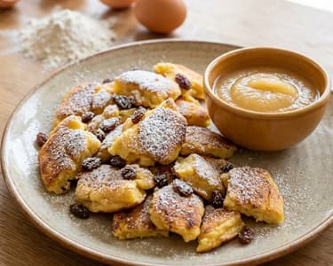 Klassischer Kaiserschmarrn mit Rosinen