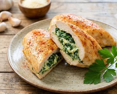 Stuffed Chicken Breast with Spinach and Cheese