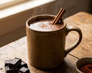 Hot Chocolate (vegan) | Creamy & Spicy