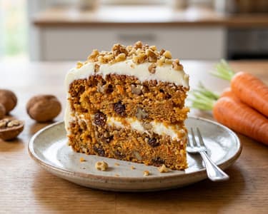 Moist Carrot Cake with Cream Cheese Frosting