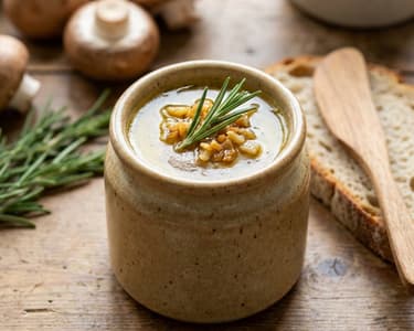 Vegetarische Pilzpastete mit Räuchertofu