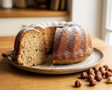 Nut Gugelhupf with Cinnamon | Juicy & Quick