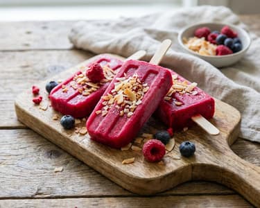 Exotic Dragon Fruit Popsicles with Coconut