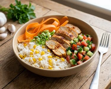 Healthy Bowl with Chicken | Protein-Rich & Fit