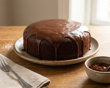 Juicy Chocolate Cake | Quick & Vegan