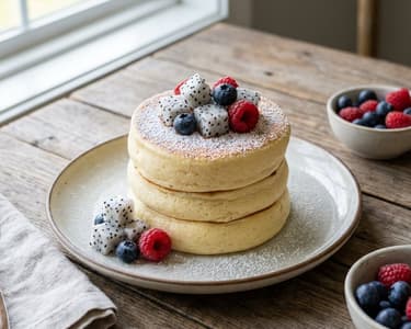 Japanische Soufflé-Pancakes | Luftig & Exotisch