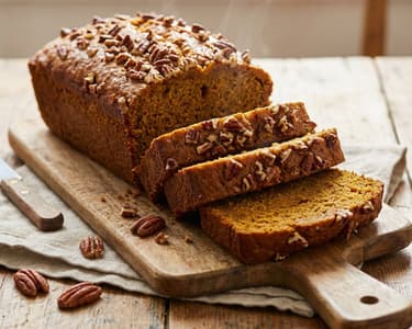 Sweet Pumpkin Bread with Pecans