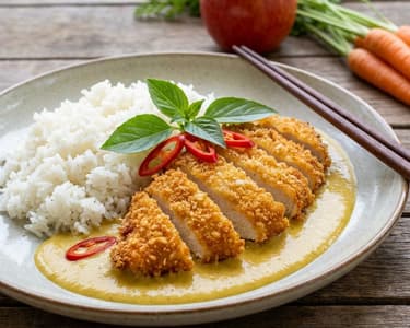 Chicken Katsu Curry with Jasmine Rice