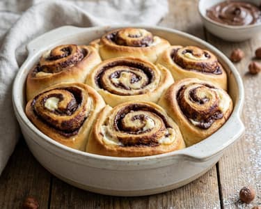 Snails with Chocolate-Hazelnut Cream