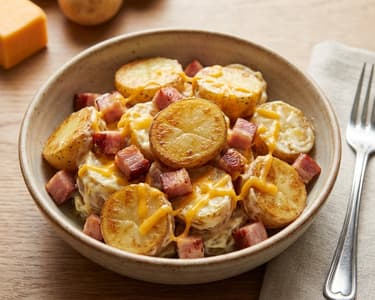 Hearty Potato Salad with Bacon and Cheddar