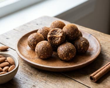 Dattel-Mandel-Bällchen | Gesunder Snack