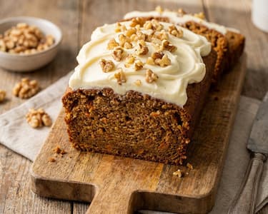 Juicy Carrot Cake Loaf | Healthy & Delicious