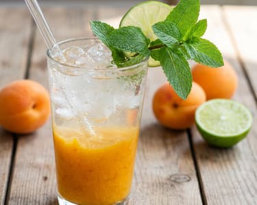 Aprikosen-Mojito (alkoholfrei)