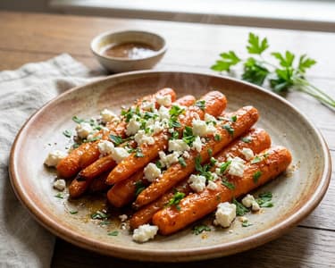 Roasted Carrots with Feta