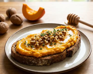 Pumpkin Feta Spread with Walnuts