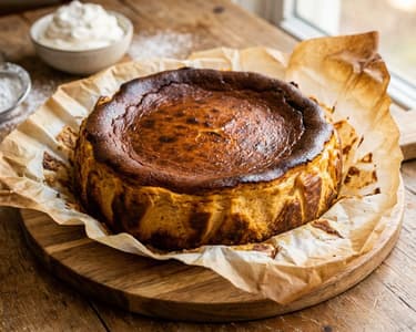 Pumpkin Basque Cheesecake
