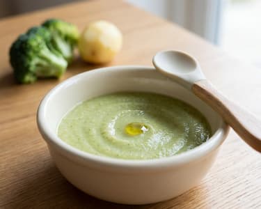 Broccoli-Fish Baby Porridge