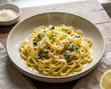 Tagliatelle Aglio e Olio | With Lemon Gremolata