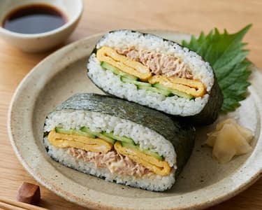 Japanese Rice Sandwich (Onigirazu)