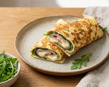 Cottage Cheese Flatbread Wrap