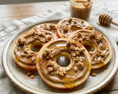 Apple "Donuts" with Nut Butter