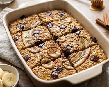 Baked Oatmeal with Banana