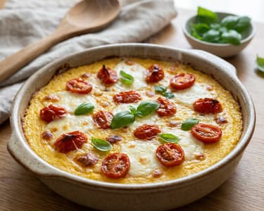 Summer Tomato Polenta Gratin | Weeknight Kitchen