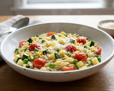 Creamy Pastasotto with Summer Vegetables | Under 20 Minutes