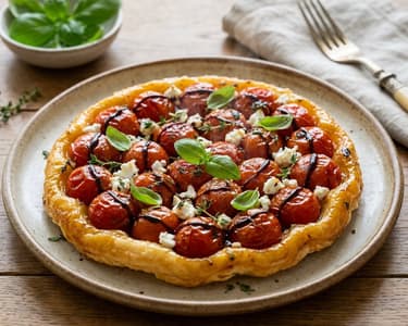 Tomaten-Tarte-Tatin | Knusprig & Karamellisiert