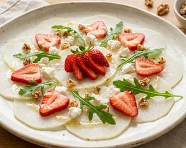 Kohlrabi-Carpaccio mit Ziegenkäse | Frische Sommerküche