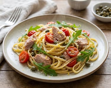 Zitronen-Thunfisch-Linguine | Schnelle Feierabendküche