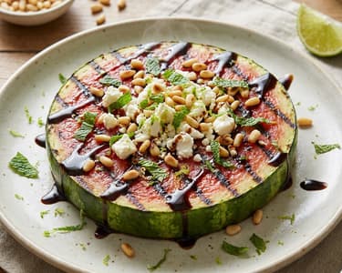 Gegrillte Wassermelonen-Steaks mit Feta | Sommergenuss