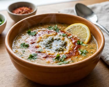 Türkische Ezogelin-Suppe | Würzige Linsen-Bulgur-Suppe