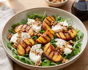 Summer Peach and Mozzarella Salad