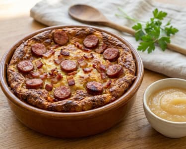 Rheinischer Döppekooche | Traditioneller Kartoffelauflauf