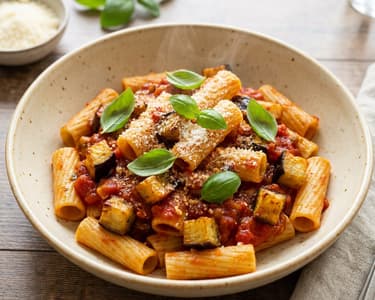 Pasta alla Norma | Sizilianischer Klassiker mit Aubergine