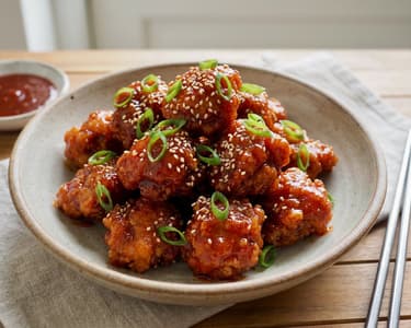Korean Fried Chicken | Knusprig & Süß-Scharf