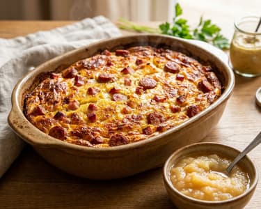 Rheinischer Döppekooche | Knuspriger Kartoffelauflauf