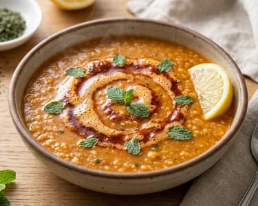 Ezogelin Çorbası | Türkische Linsen-Bulgur-Suppe