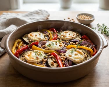 Spanish Escalivada | Mediterranean Vegetable Bake