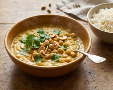 Indian Chickpea Korma | Creamy Delight