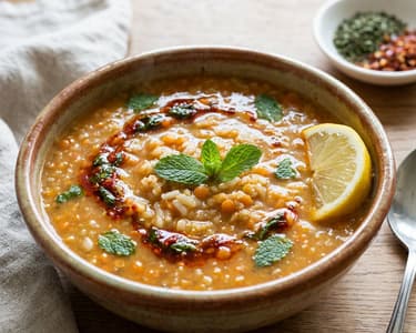 Ezogelin-Suppe | Türkische Linsen-Bulgur-Suppe