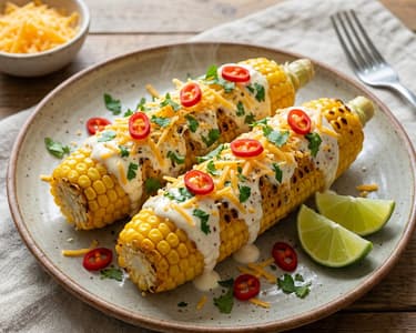 Elotes – Mexican grilled corn packed with flavor
