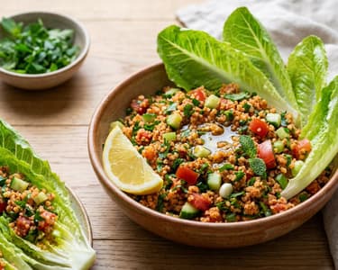 Türkischer Bulgursalat Kısır | Mit Minze & Zitrone