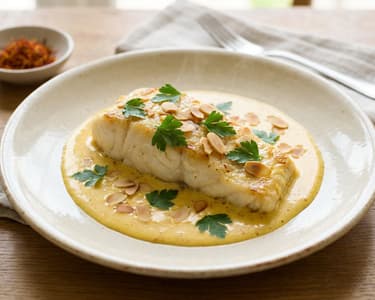 Spanish Cod in Almond Sauce